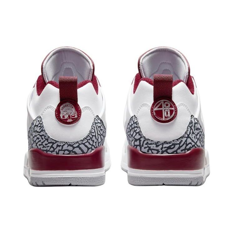 Air Jordan Spizike Low Team Kırmızı Erkek Spor Ayakkabı Beyaz Kurt Grisi Antrasit FQ1759-106