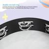 Dazzling Colour Hand Drum Double Row Jingles Kids Drum Musical Instrument Toy  Create