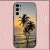 Coconut Palm Tree  Phone Case For Samsung S25,S24,S21,S22,S23,S30,Ultra,S20,Plus,Fe,Lite,Note,10,9,5G Black Cover