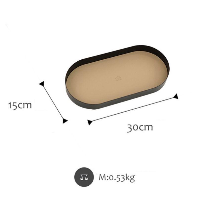 Homlly Stucco Table Display Vanity Keys Tray