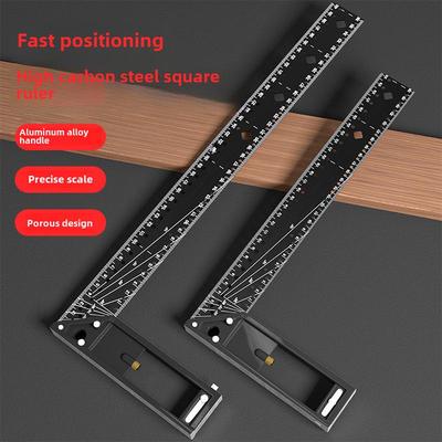 Vysoce přesné úhlové pravítko 90 stupňů pro zpracování dřeva, průmyslová třída.