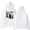 Raro Felpa con Stampa Retro Cover Album Punk Green Day Nimrod Uomo Vintage Gotico Rock Oversize Felpa Uomo Hip Hop Casual Felpe con Cappuccio