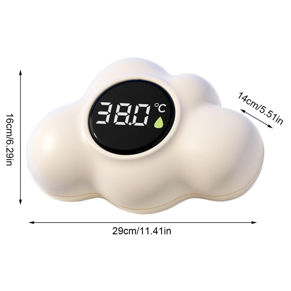bath thermometer Tub Temperature Monitor Hot Cold Water Resistant Temperature Warning Monitor Upgraded Sensor LED display