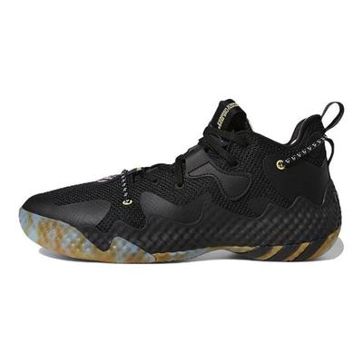 Harden Vol. 6 Schwarz Marmorierte Unisex-Sneaker Core-Black Bliss-Blue GW1712