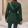 Women's Casual Waterproof Jacket Outdoor Sports  Long Sleeve Jacket