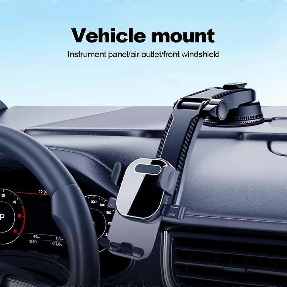 Biltelefonhållare Ställ Instrumentbräda Fäste Universell Hållare Mobiltelefon GPS Stöd För iPhone 14 13 Pro Samsung Xiaomi Huawei