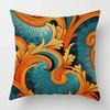 Paint Several Patterns Throw Pillow Cover With Short Plush Print For Living Room Sofa Decoration Cushion Cover Pillow Covers