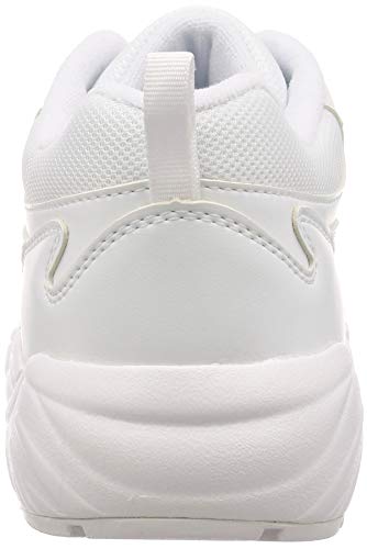 Moonstar ADVAN2000-01A White A Sneakers for Men and Women, Wide 3E, Sizes 22-28cm, School Sneakers, Size 25.5cm