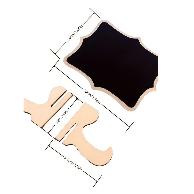 20Pcs/10Sets Mini Chalkboard Food Signs with Stands, Reusable Table Place Cards for Weddings, Parties, Buffets & Events