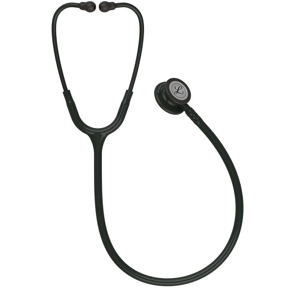Littmann Classic III 5803 Stethoscope, Black/Black Finish,