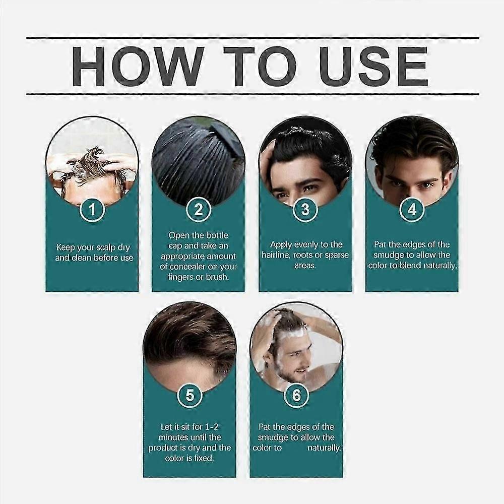 3X Corretor de Cabelo Líquido Preto para Afinamento e Falhas | Luxo de Longa Duração