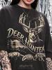 Deer Hunter Whitetail Deer Wildlife Nature Comfort Colors® Tshirt, Hunting Stand Lightning Fox Badger Coyote Vintage Animal Art Tee