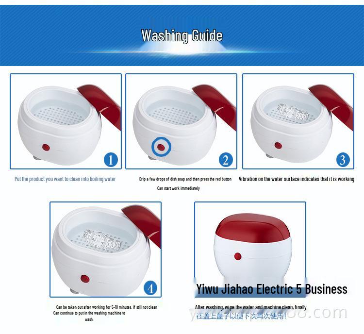 Second Gen Mini Cleaner for Gold, Silver Jewelry & Dentures