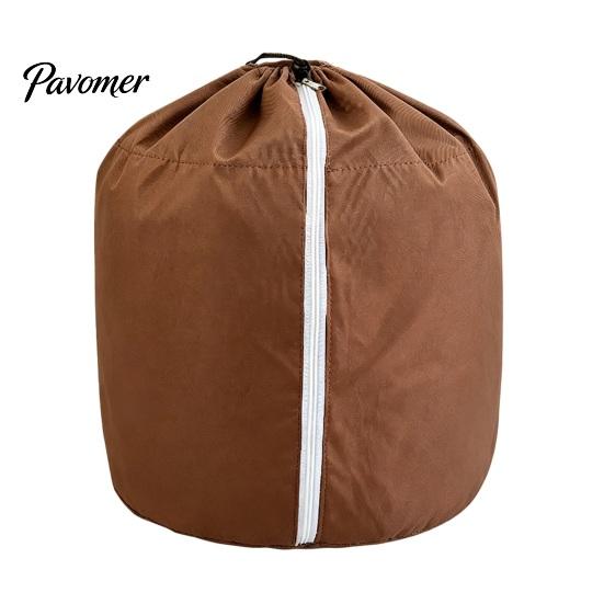 Reusable Winter Garden Fabric Flower Pot Insulation Cover, Planter Wrap with Drawstring, Oxford Anti Freeze Protection for Saplings Frost Outdoor
