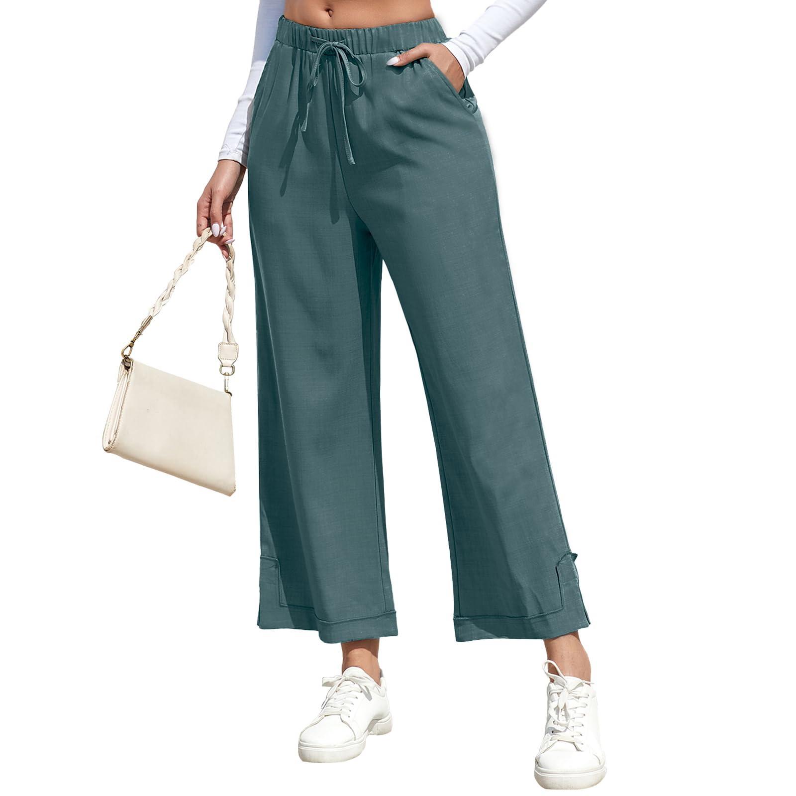 

Women s Casual And Fashionable Color Loose Pants M синій