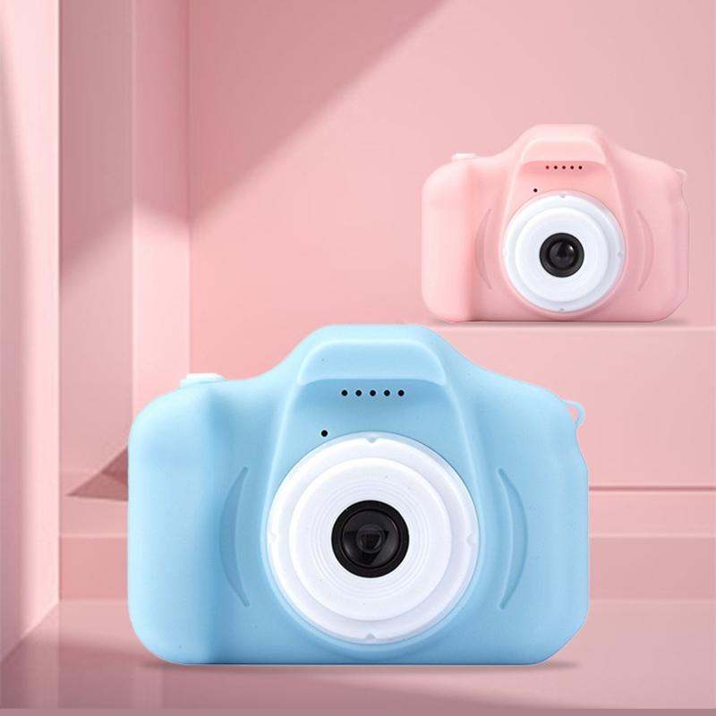 Kids Camera Toys 2 Inch Screen Hd Cartoon Kids Digital Camera Mini Slr Camera Cute Toy For Children Birthday Christmas Gifts