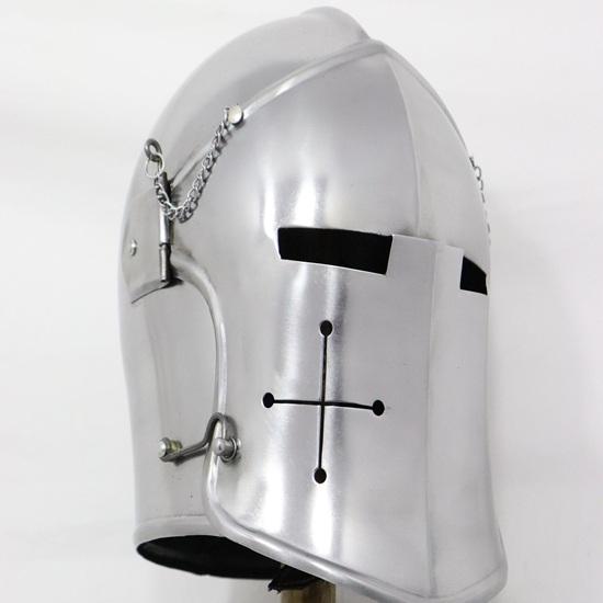 Medieval Barbuta Helmet Knight Templar Crusader Armor Comfortable for LARP Cosplay Best Gift