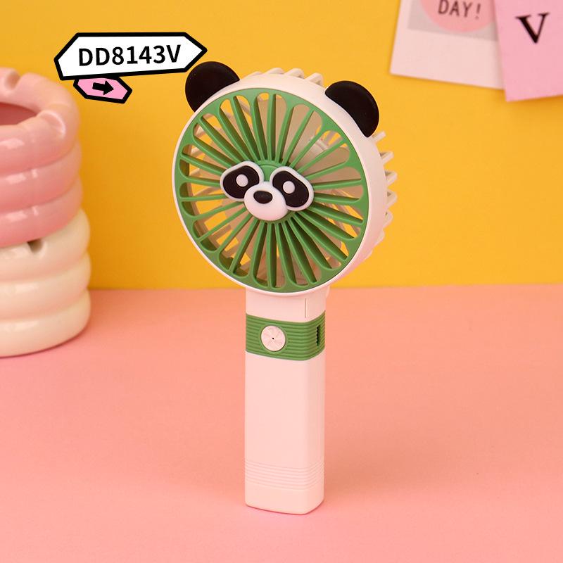 

Portable Cartoon Animal USB Handheld Mini Fan Color білий