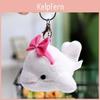 Plush Cute Keychain Cartoon Whale Sea Animal Plush Ornament Mini Stuffed Animal