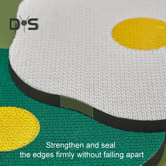 Self-Adhesive Cat Scratch Pad Wall Floor Mounted Cat Scratching Board Flower Shape Cat Scratcher for Couch Carpets Doors Furniture Protection