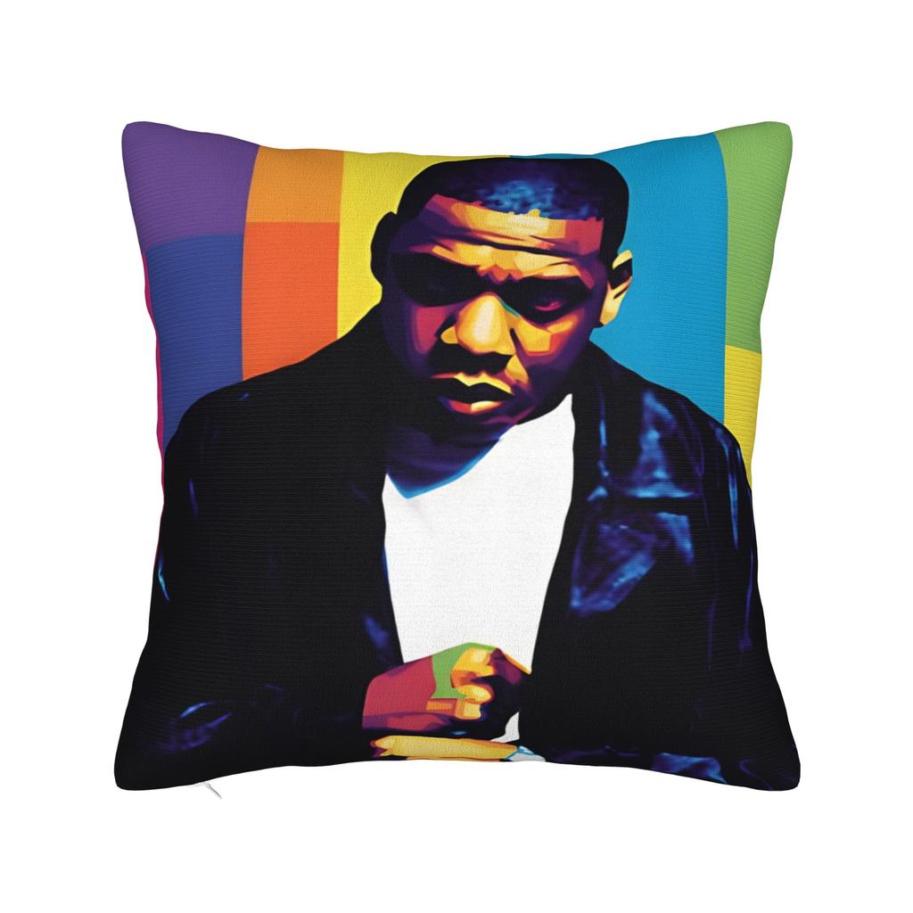 Rapper Cartoon J-Jays Z Pillowcases  Vintage Pillow Case For Sofa Car Home Decor Comfy Pillow Cover