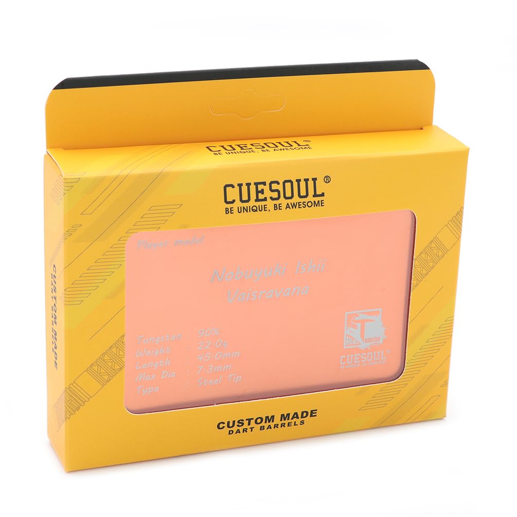 Cuesoul Model Gracza Yosuke Ishii Vaisravana Stalowy Grot Wolframowy Zestaw 3 szt. 90% (CSDP-BS024-1)