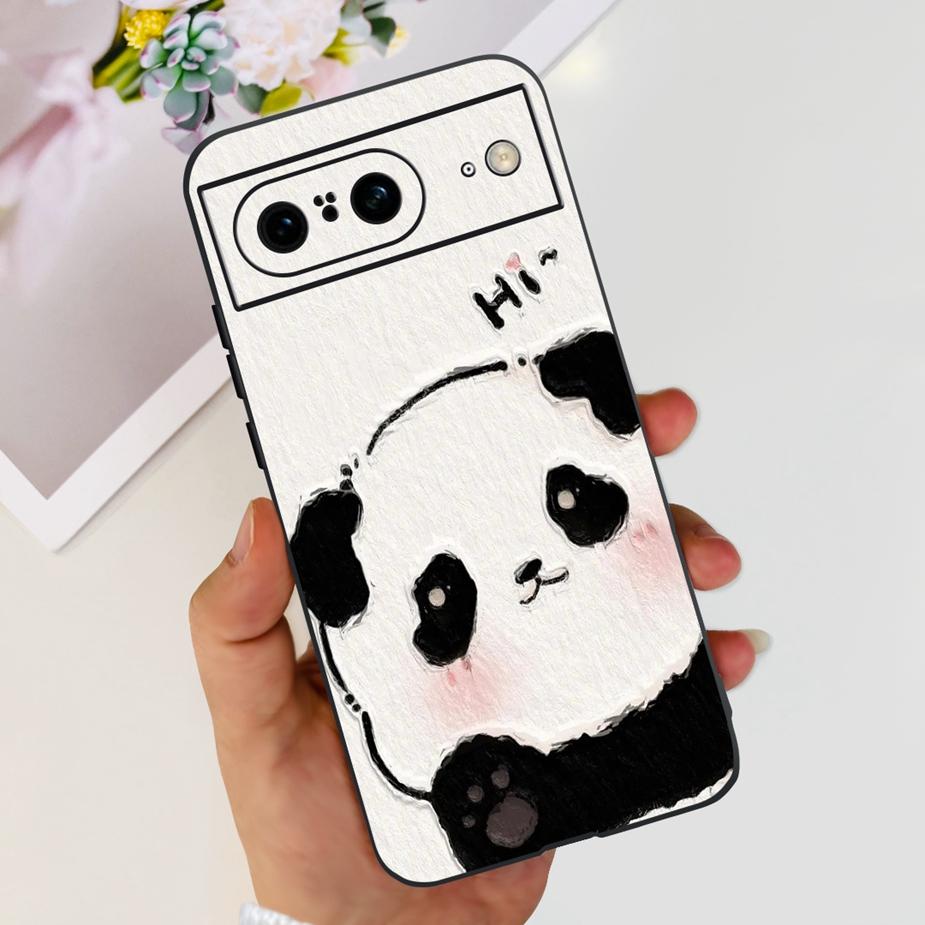 For Google Pixel 8A Case Pixel8 Pro New Fashion Painted Cover Soft Silicone Phone Case For Google Pixel 8 Pro Pixel8A Funda Capa