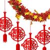 Chinese Year Banner Hanging Garland Lightweight Lunar Decoration Spring Festival