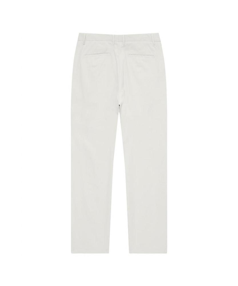 NOTIG Linen Blend Flat-Tuck Pants Ivory
