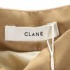 CLANE unused Maxi length Pleated skirt 1 Brown xIvory Women Used