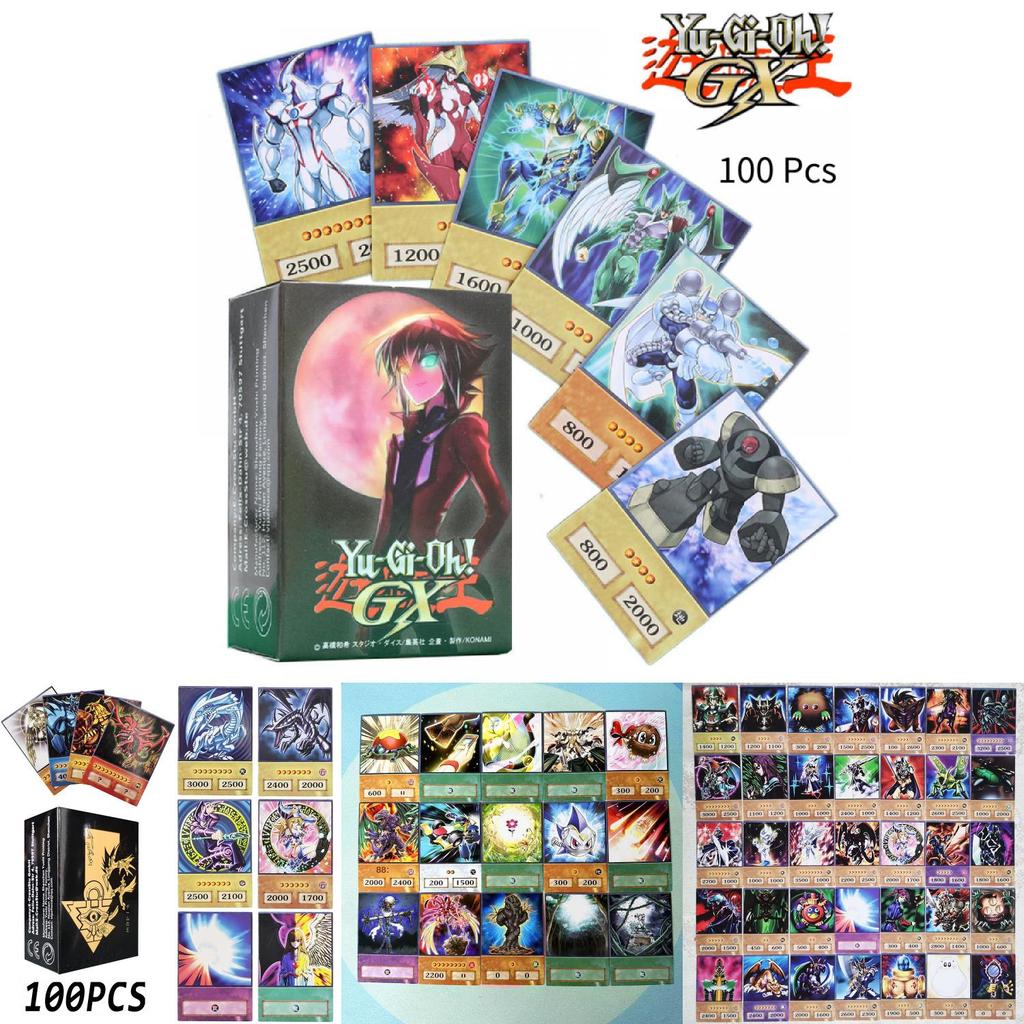 Yu-gi-oh Diy Card Set Stunning Blue-eyes White Dragon Dark Magician 100 Cards