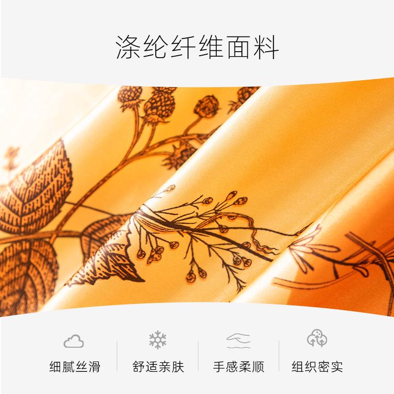 Spring and Summer New Polyester Silk Scarf Square Scarf High-end Simulation Silk Fashion Printed Scarf Women's Bag Small Shawl