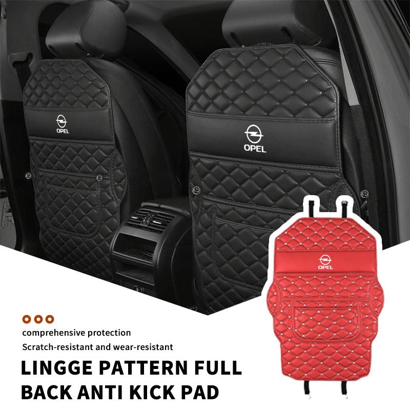 Car Anti-Kick Pad Seat Back Protector Mat Anti Dirt Back Bag For Opel Meriva Mokka Grandland Vectra Zafira Vivaro Antara