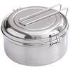 HANDUNYOU 304 Stainless Steel Round Lunch Box