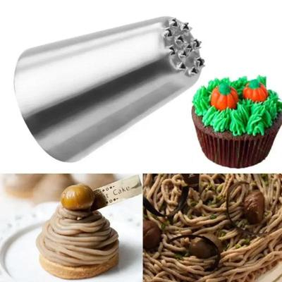 Kitchen Baking Tools Stainless Steel Flower Nozzle Grass Flower Nozzle Single Flower Nozzle Convenience Tools Accessories Supply