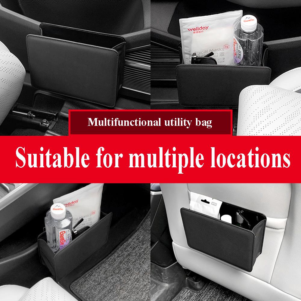 Car Trash Can Collapsible Leak-Proof Storage Bag Backseat with Garbage Bag for  BYD Tang F3 E6 Atto Yuan Plus Song Max F0 G3 I3