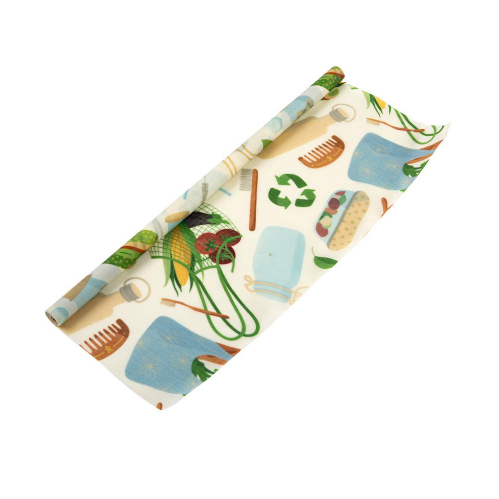 Beeswax Wrap Reusable Natural Food Grade Preservative Cloth Organic Cotton Eco Friendly Sustainable For Kitchen Food Storage
