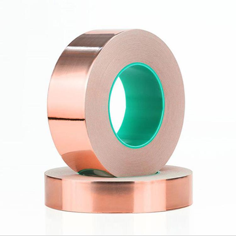 Electromagnetic Shielding Copper Foil Tape, Anti-interference, High-Temperature Resistant, Single/Double Conductive