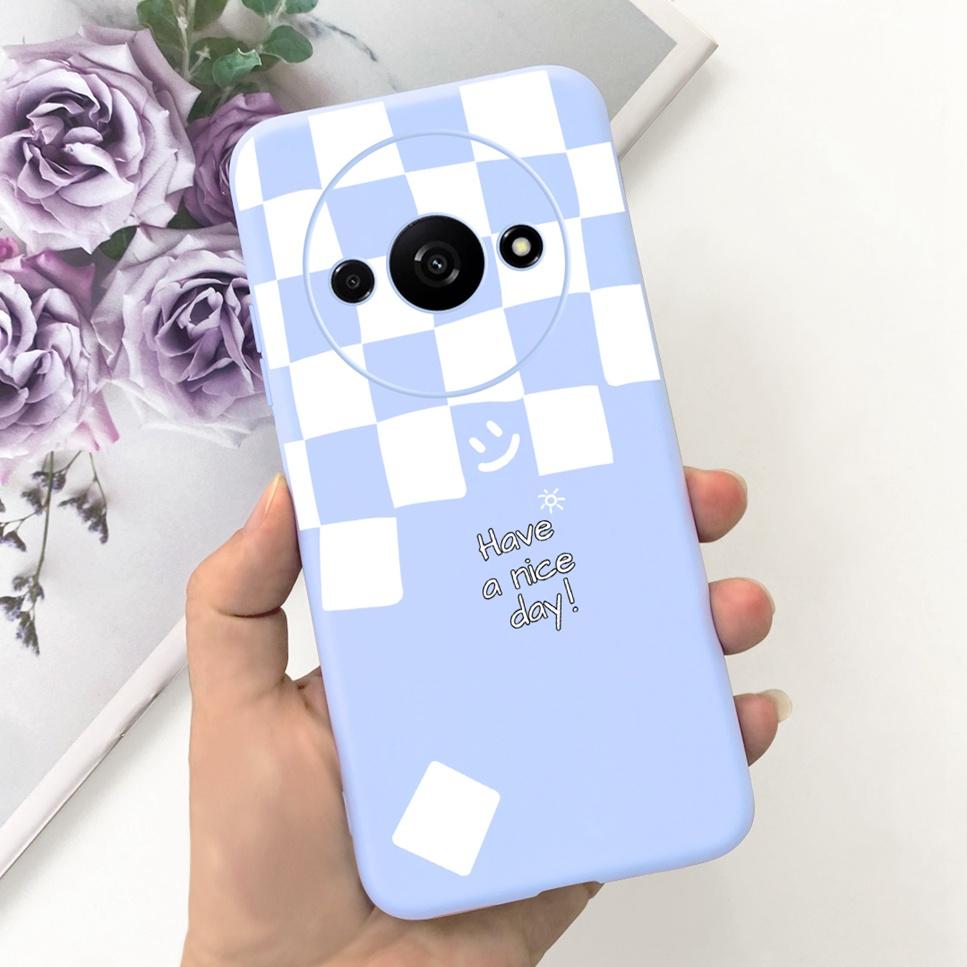 Fashion Design For Xiaomi Redmi A3 4G Case  Butterfly Cute Cat Soft Silicone Back Cover For Redmi A3 A 3 6.71" Bumper Phone Case