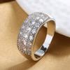 Fashion Gypsy Star Luxury Half Circle Full Diamond Zircon Ring Women's Niche Personality Ring Light Luxury Jewelry 2026