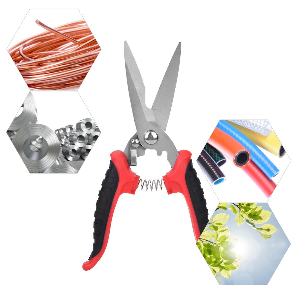 Foarfece Electronice pentru Cabluri Mâner din Plastic Multifuncțional Oțel Inoxidabil Hardware Unealtă de Mână