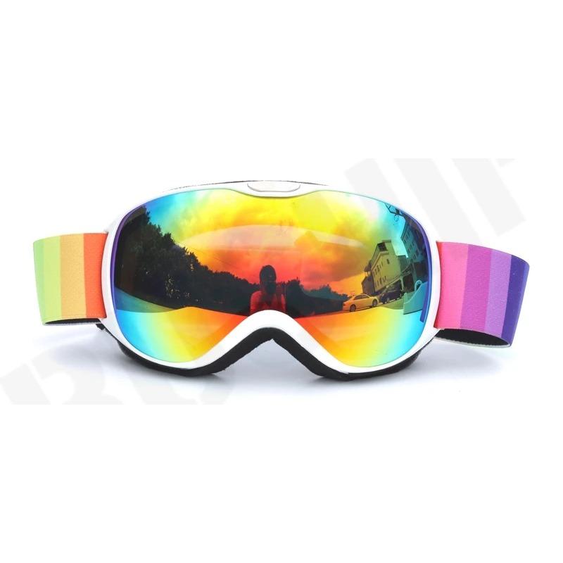 Kids Ski Glasses Small Size Children's UV400 Anti-fog Goggles Ski Spherical Lens Girls Boys Snowboard Goggles Glasses