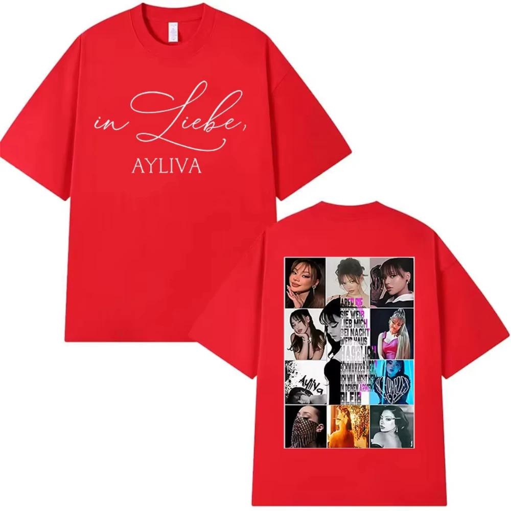 Die Ayliva Album Tour 2026 Graphic TShirt Unisex Womens Vintage Fashion Pure Cotton TShirts Summer Casual Clothing T Shirt
