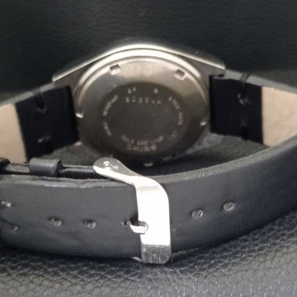 JAPAN VINTAGE SEIKO 5 AUTOMATIC 6309A MENS BLACK COLOR DIAL WATCH a701451-5 R206b-a701451