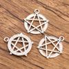 10pcs Hollow-out Pentagram Star Pendant Jewelry Pendant