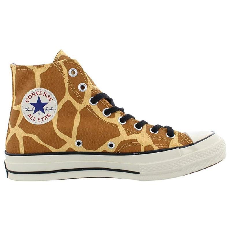 Converse 1970s Round Toe Lace-Up High-Top Canvas Shoes Unisex Brown