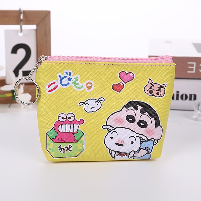 

Кошелек для монет Crayon Shinchan Милый Аниме Студенческий Кошелек Мультяшный Дорожный Кошелек Брелок Ключ Зарядка Сумка для хранения Подарок