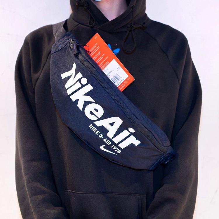 New Nike Heritage Polyester Sling Bag Fanny Pack Regular Unisex Dark Blue CT5226-475