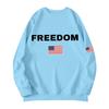 Unisex Printed Round Neck Long Sleeved Loose Fitting Long Sleeved Casual Long Sleeved Top Hoodie