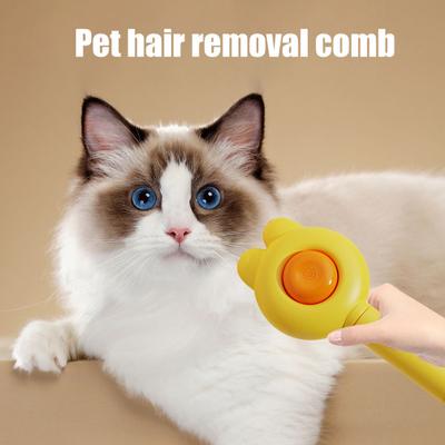 Self Cleaning Slicker Brush Pet Grooming Shedding Brush Gentle Pet Undercoat Hair Remover Comb for Long And Short Cats Dogs